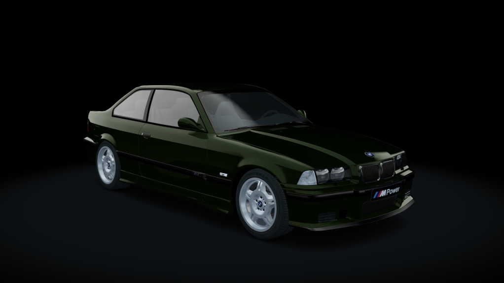 BMW M3 E36 3.0 286cv, skin green