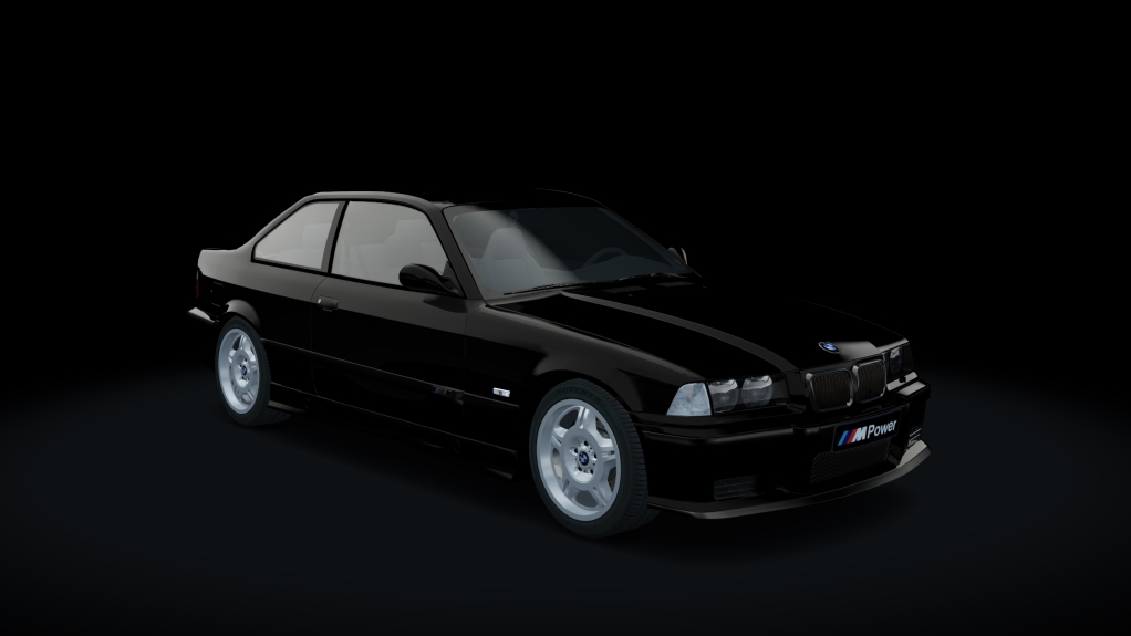 BMW M3 E36 3.0 286cv e36 stage 3, skin black