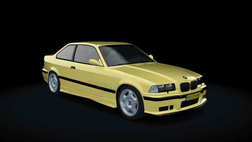 BMW M3 E36 3.0 286cv e36 stage 3, skin dakar_yellow