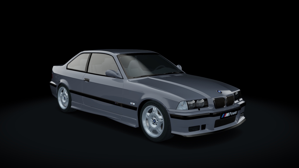 BMW M3 E36 3.0 286cv e36 stage 3, skin grey_soft