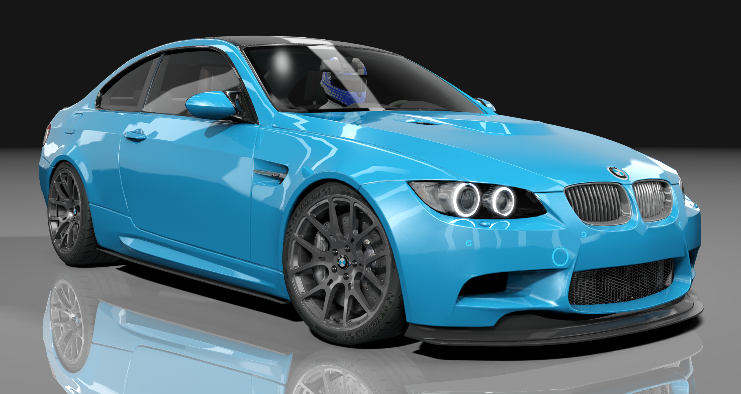 BMW M3 E92 HEFTIG, skin Laguna_Seca_Blue
