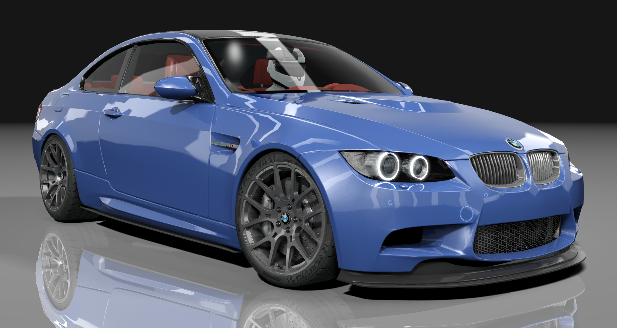 BMW M3 E92 HEFTIG, skin Monte_Carlo_Blue