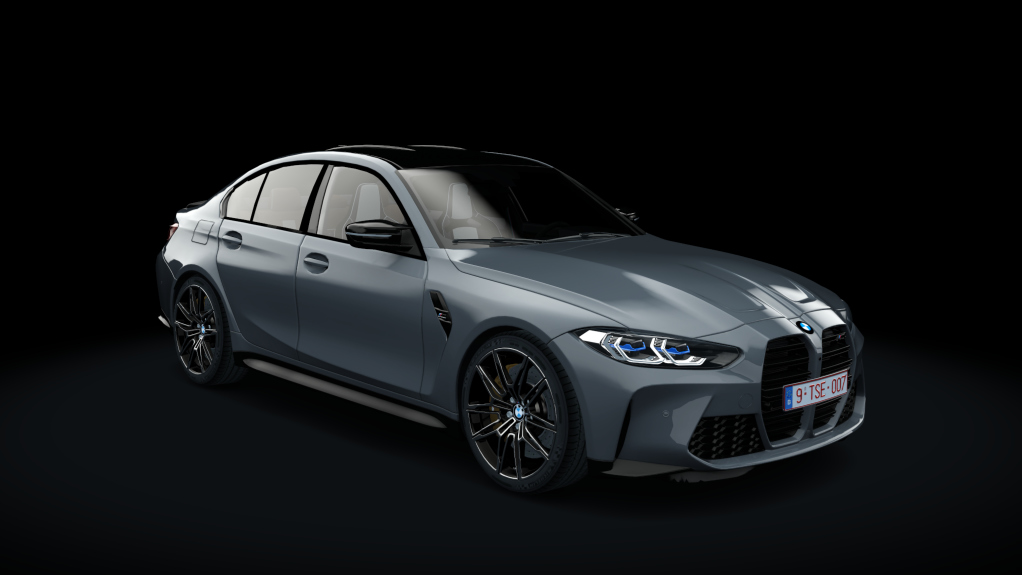 BMW M3 Competiton G80, skin 05_M_Gray_Metallic