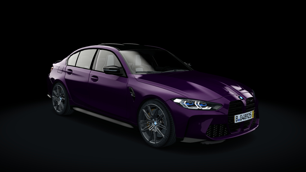 BMW M3 Competiton G80, skin 08_Purple_Silk