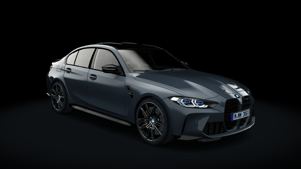 BMW M3 Competiton G80, skin 09_Dravit_Grey_Metallic