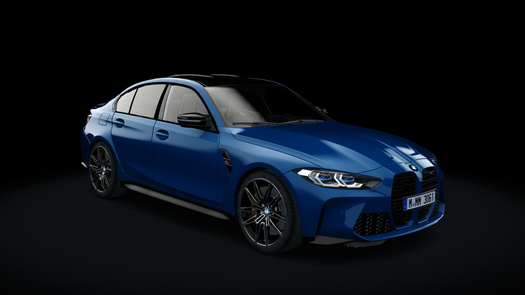 BMW M3 Competiton G80, skin 13_Frozen_Portimao_Blue_Metallic