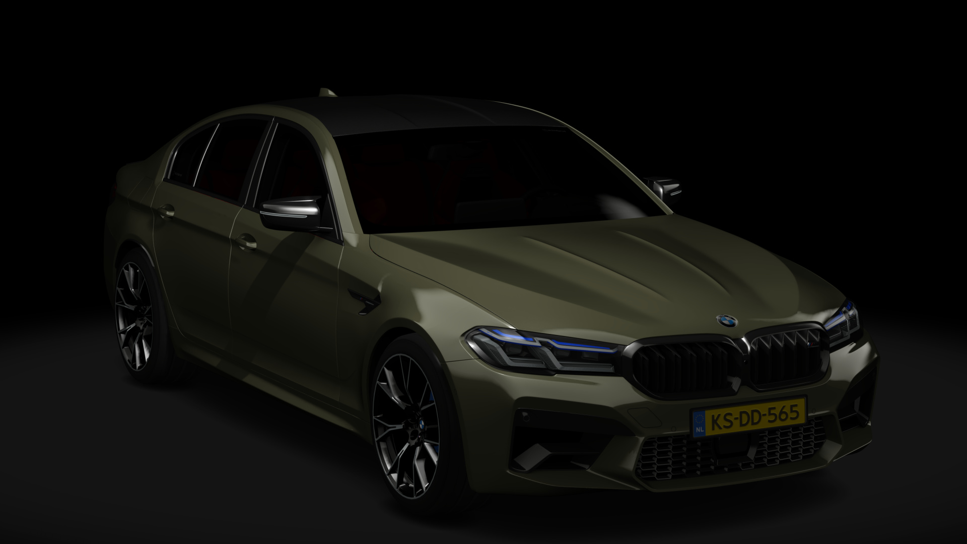BMW M5 Competition, skin Camoflage_Green