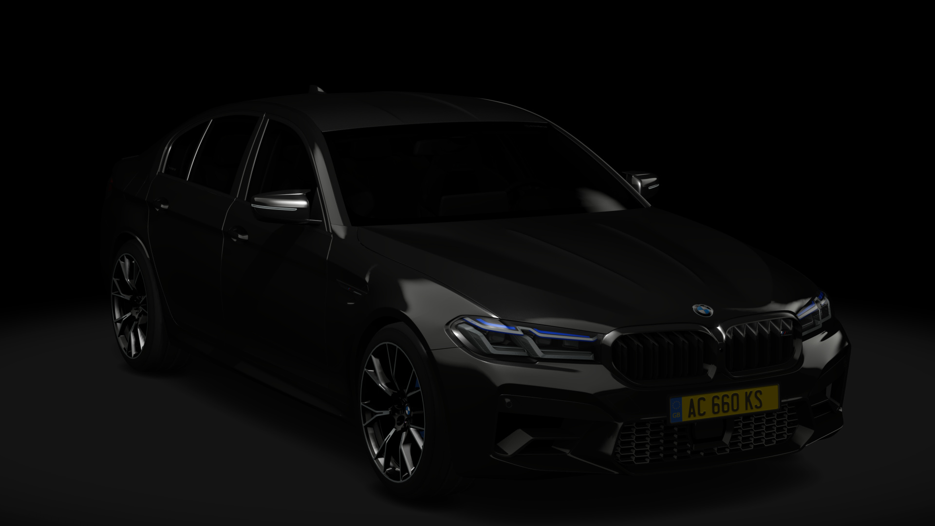 BMW M5 Competition, skin Mythos_Black