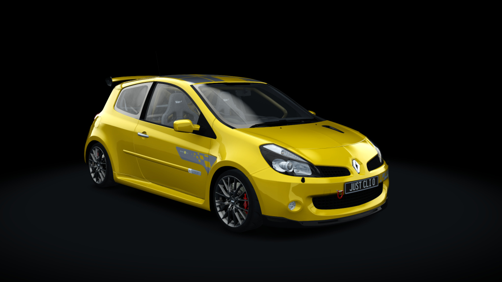 Renault Clio III RS Track Spec, skin Liquid_Yellow
