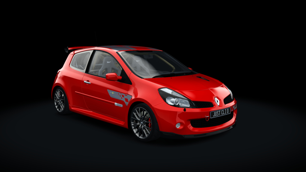 Renault Clio III RS Track Spec, skin Ultra_Red