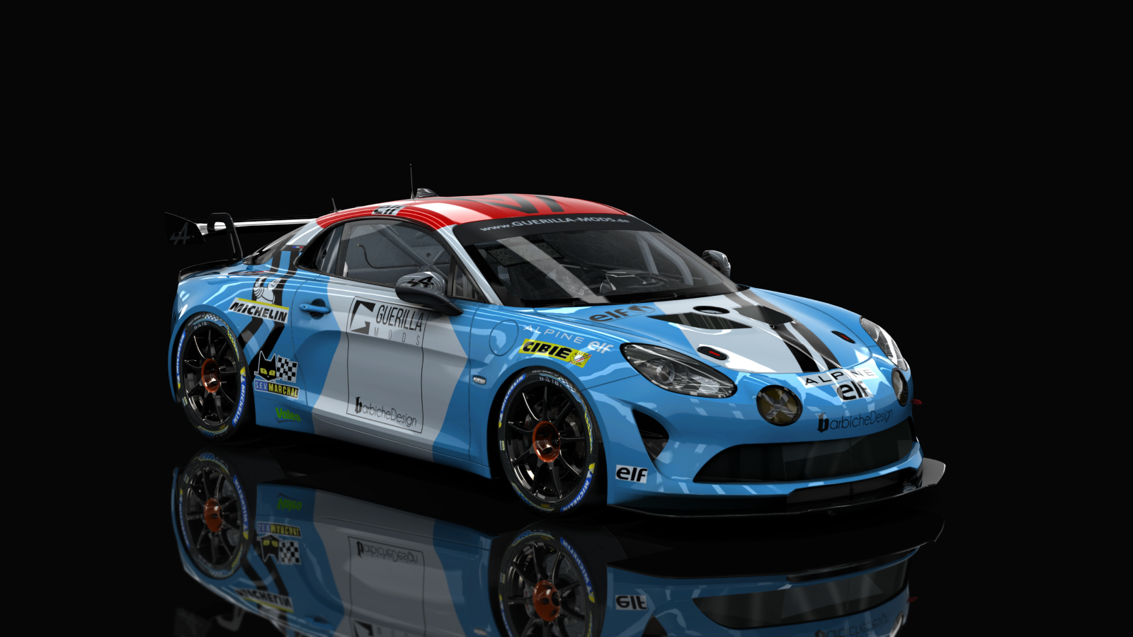 GT4 Alpine A110, skin Berlinette01