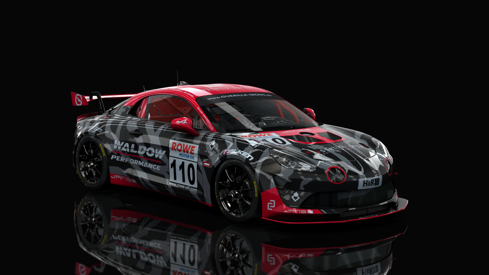 GT4 Alpine A110, skin gt4_nls_waldow_performance_110