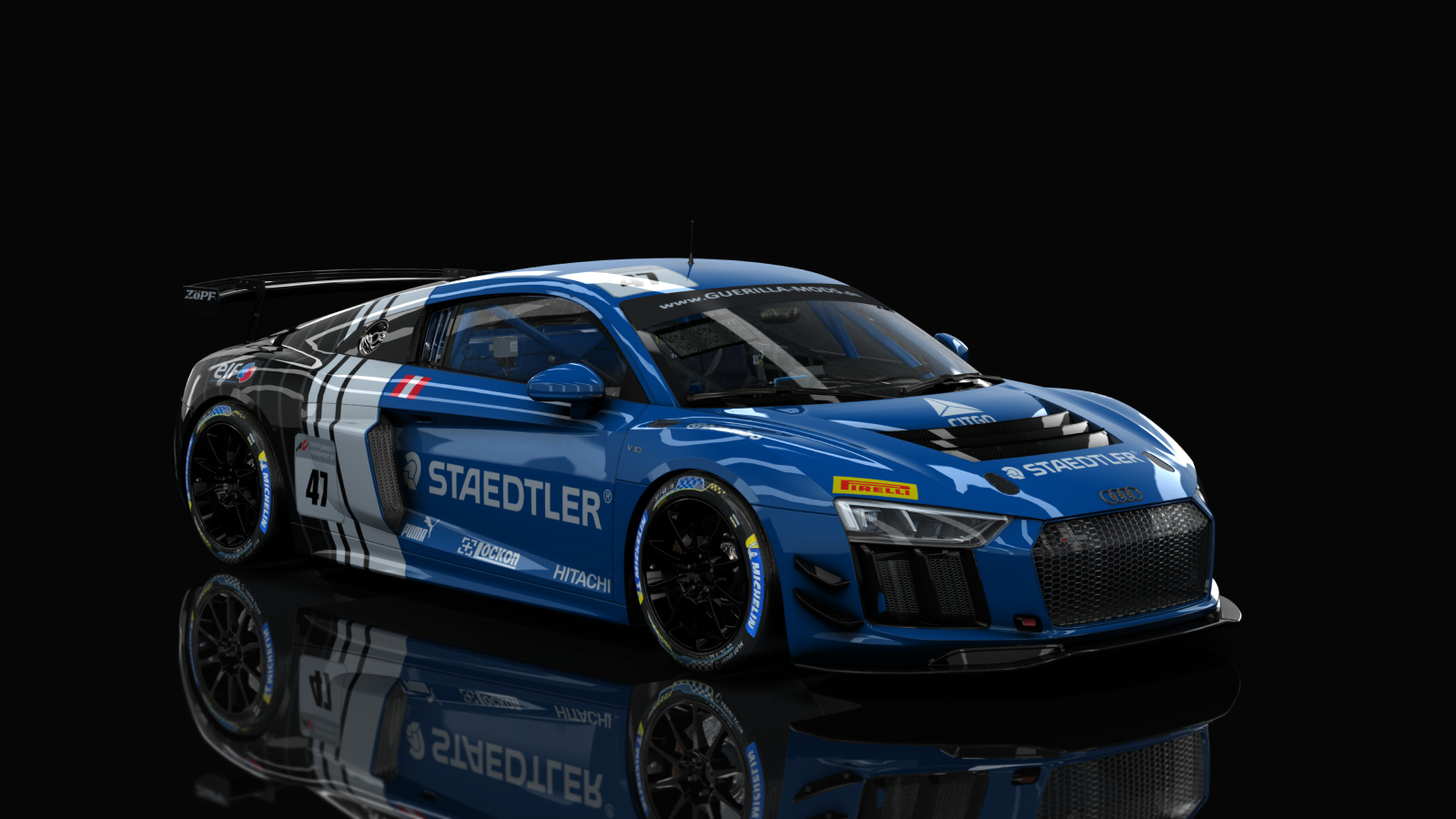 GT4 Audi R8 LMS, skin 47-staedtler