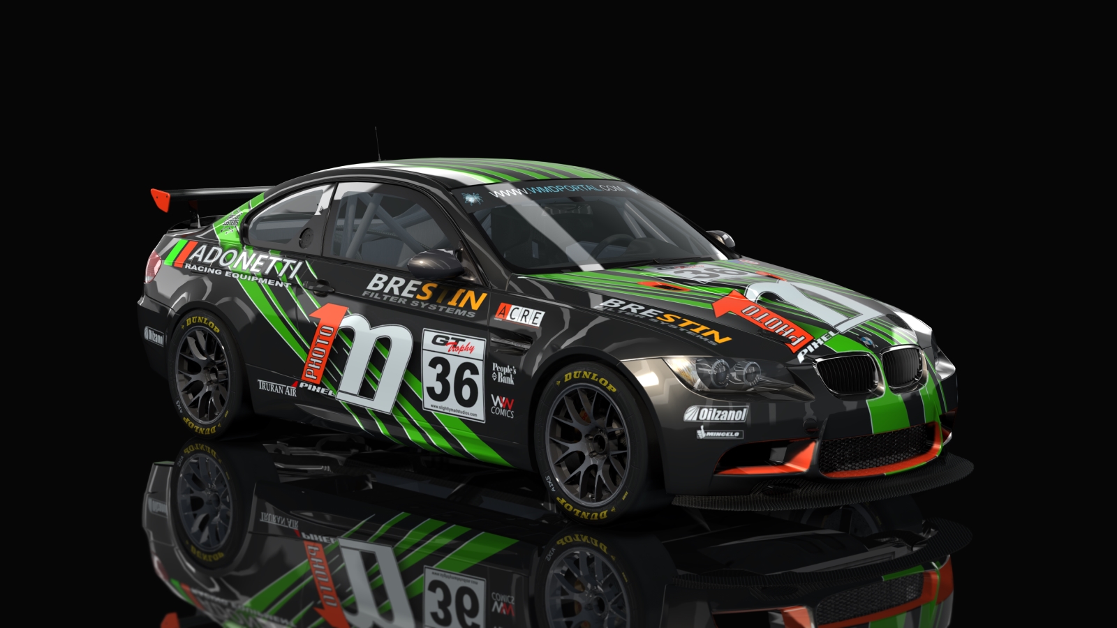 GT4 BMW M3 E92, skin 36