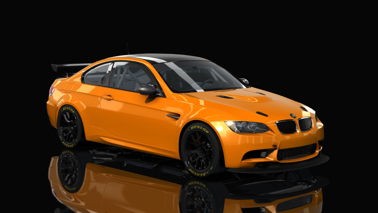 GT4 BMW M3 E92, skin orange