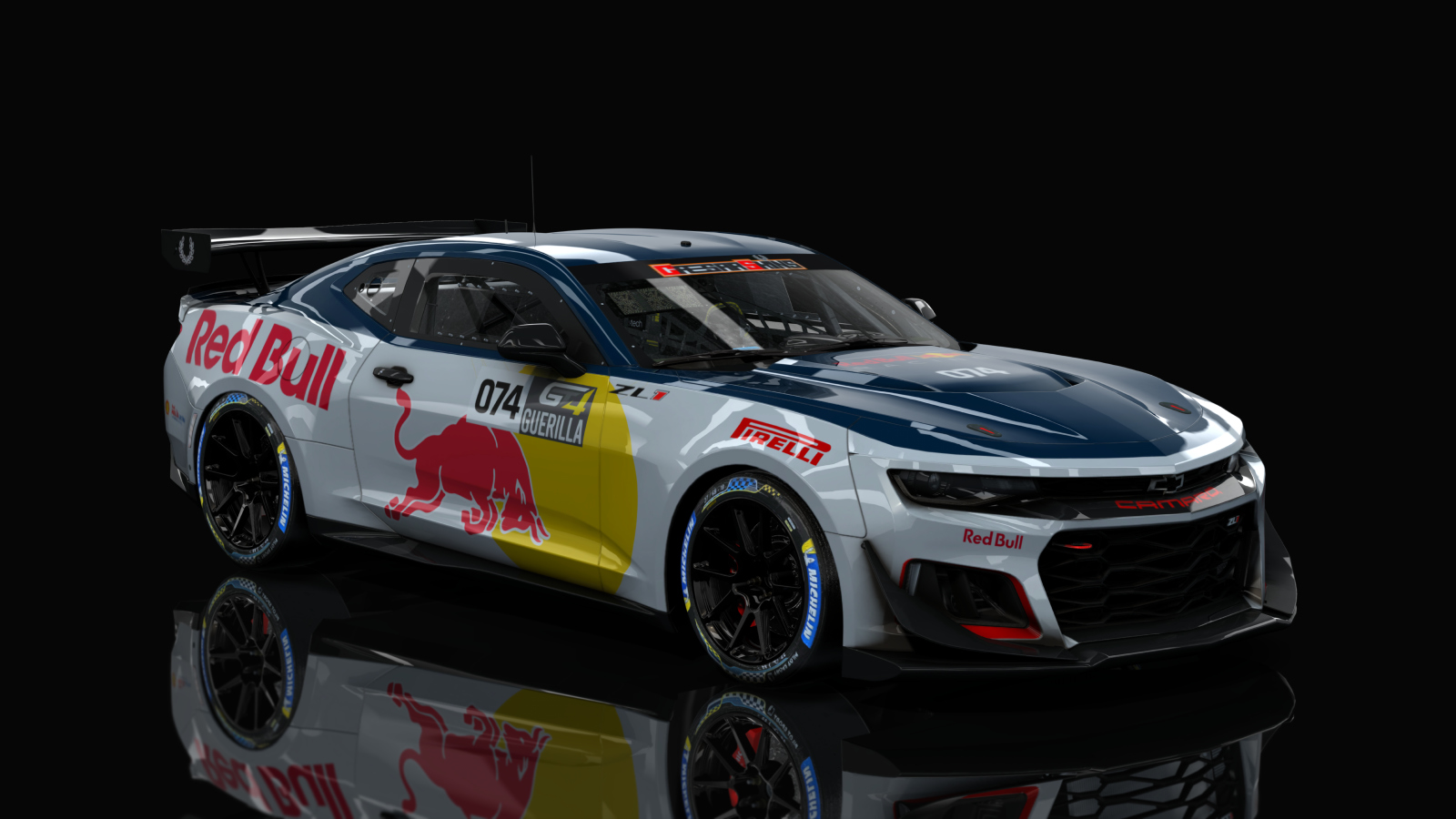 GT4 Chevrolet Camaro.R, skin RedBull