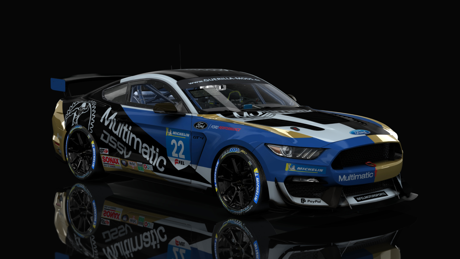 GT4 Ford Mustang, skin 22_multimatic