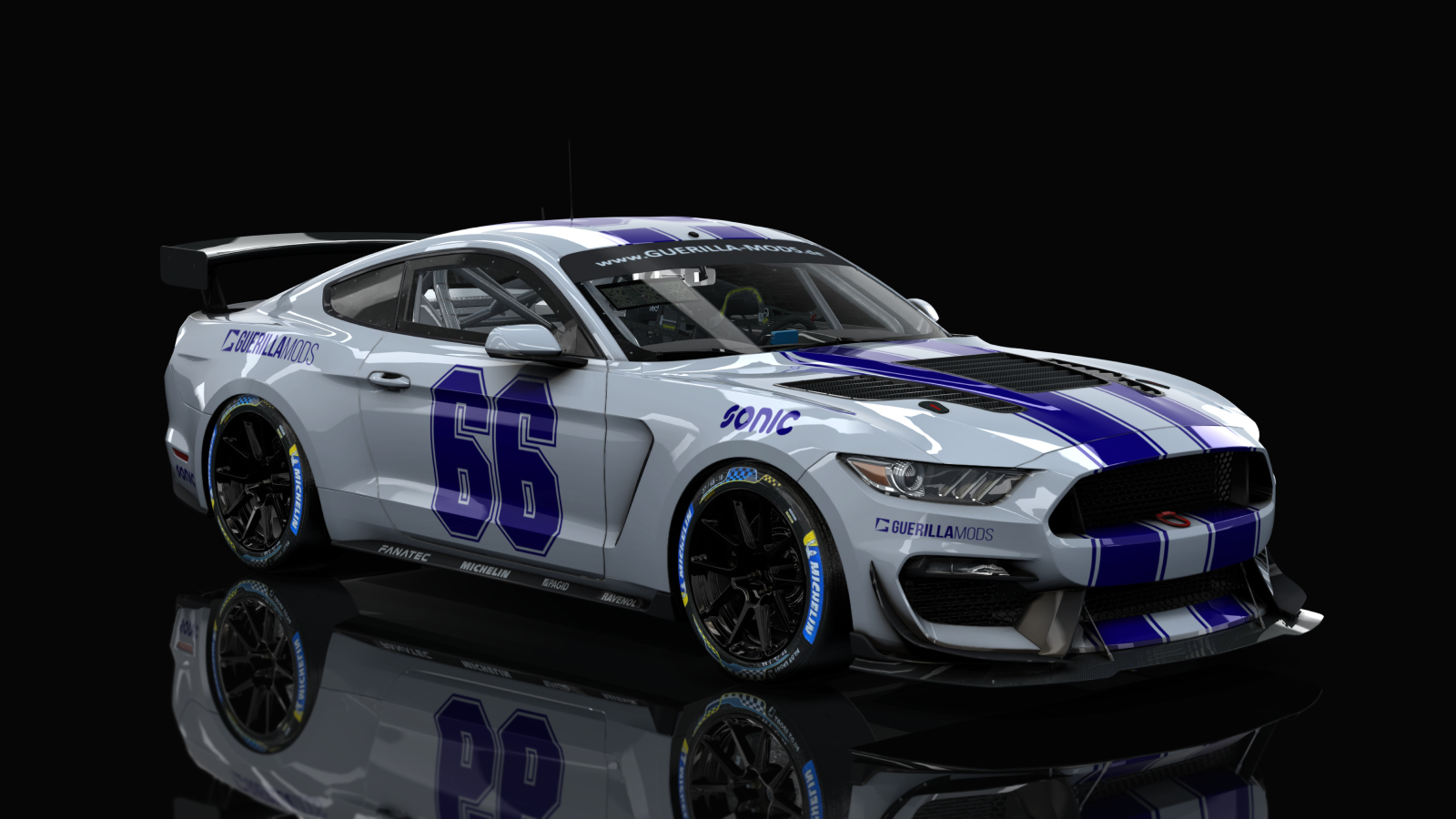 GT4 Ford Mustang, skin 66_guerilla_racing