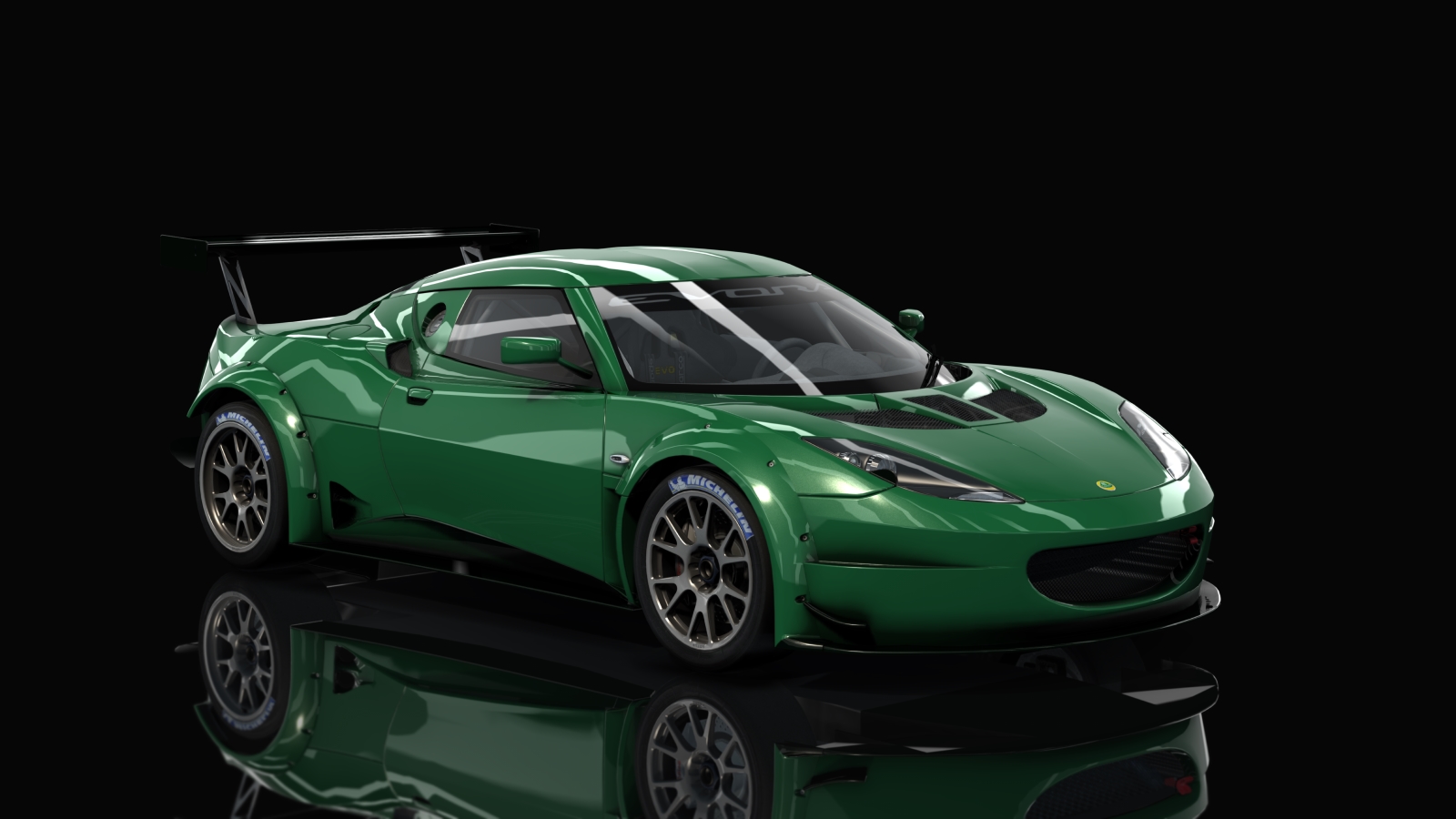 Lotus Evora GTC (BoP fix), skin Motorsport_Green