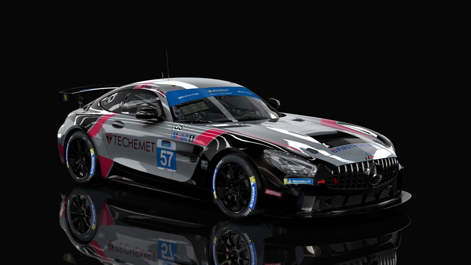 GT4 Mercedes AMG, skin Winward Racing - 57