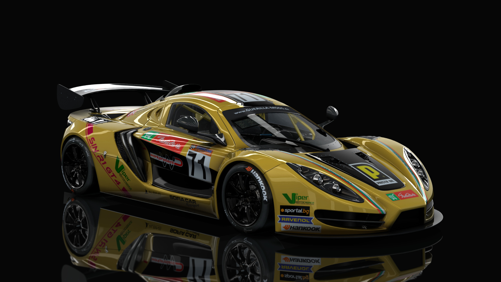 GT4 Sin R1, skin 71_sofia_car_motorsport