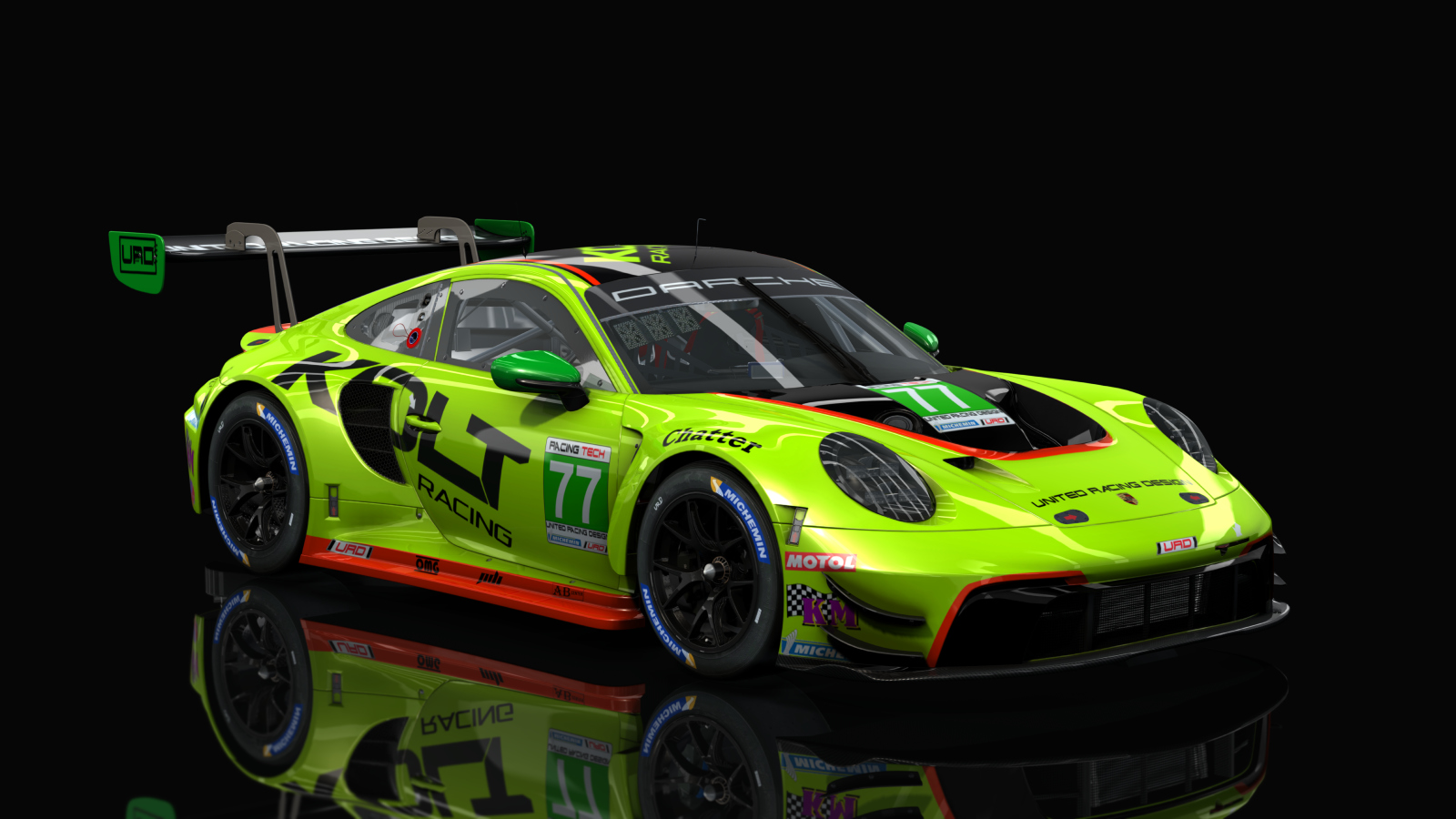 GT3 Porsche 992 -R 2023, skin #77_KOLT