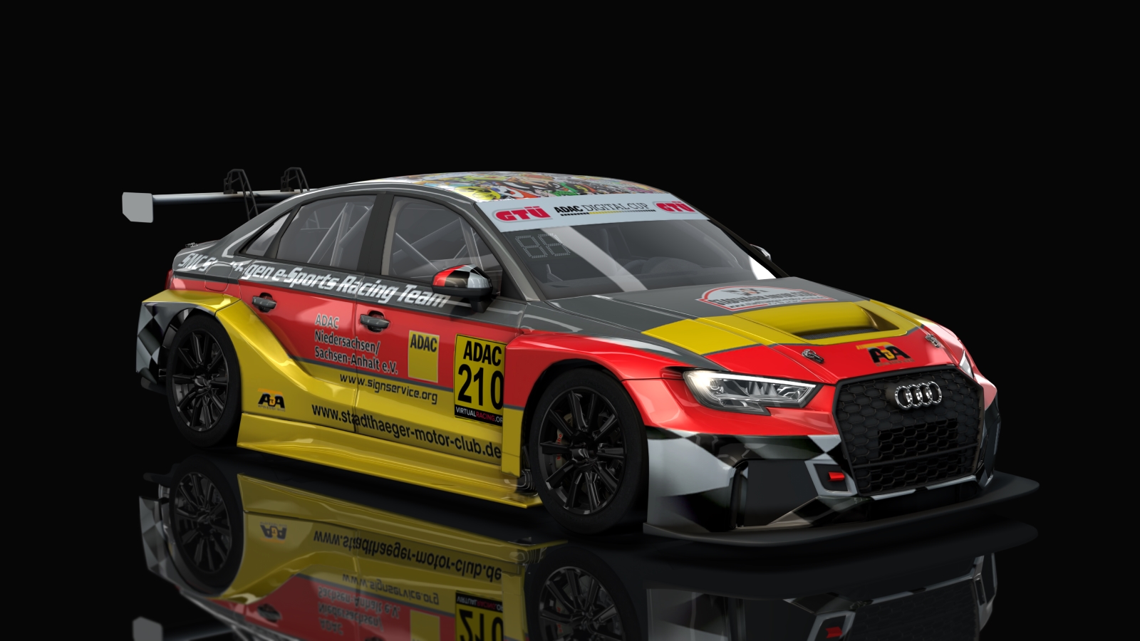 Audi RS3 VR3T, skin SP3T_210_DC