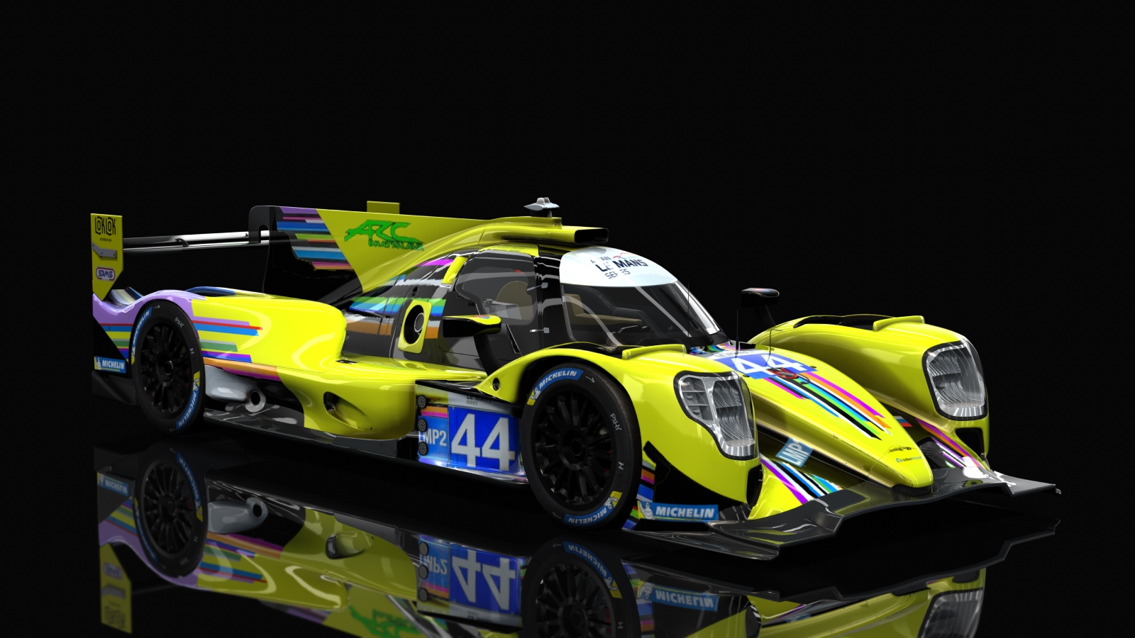 2022 Oreca 07 LMP2, skin 2023 #44 ARC Bratislava AsLMS