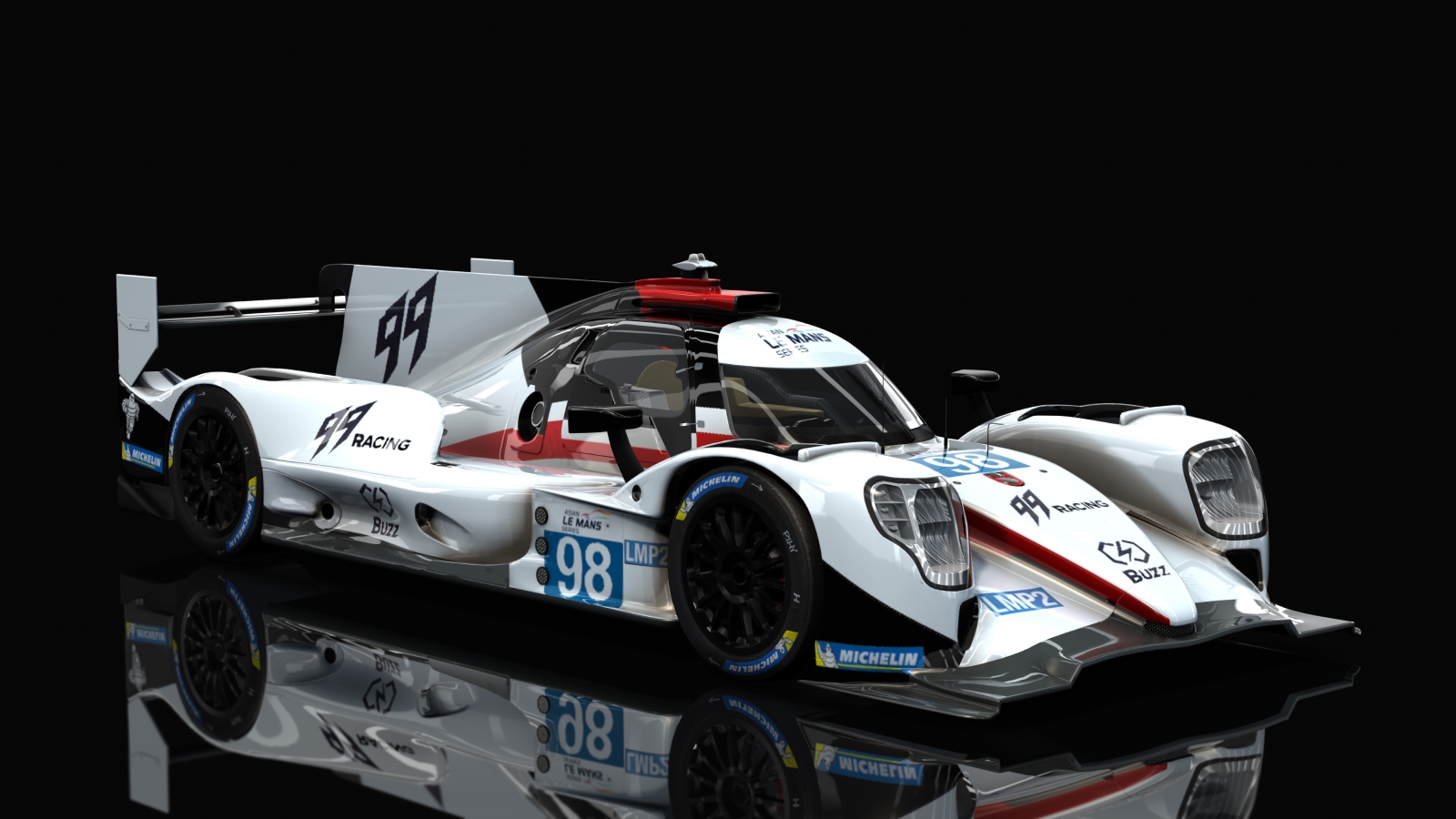 2022 Oreca 07 LMP2, skin 2023 #98 99 Racing AsLMS