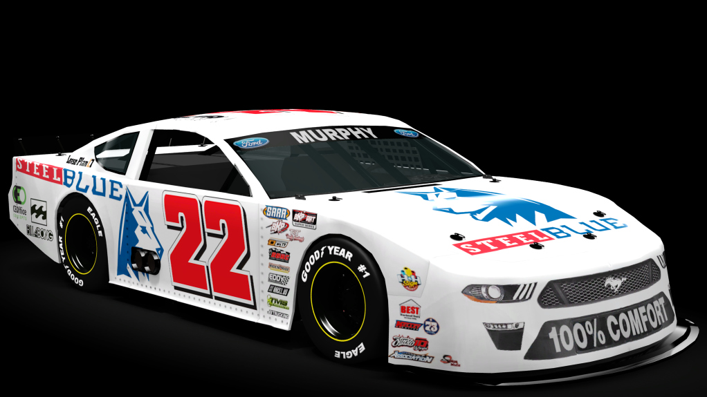 2021_GEN6_Ford_Super_Late_Model, skin 22-steel blue boots