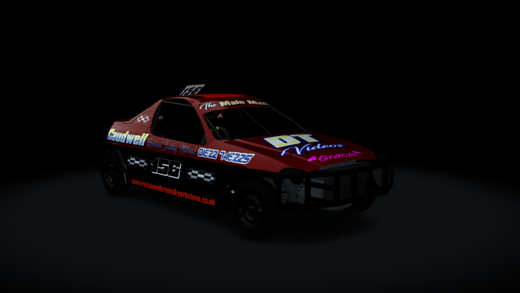 ACSO 1300 Stockcar Civic Delsol, skin ACSO_156_red