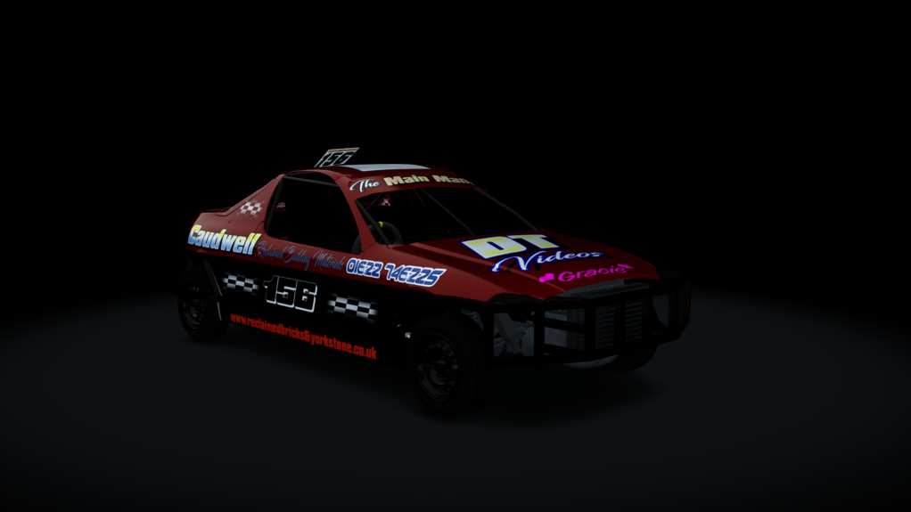 ACSO 1300 Stockcar Civic Delsol, skin ACSO_156_white