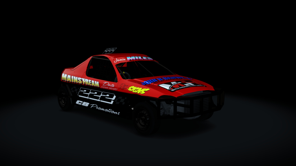 ACSO 1300 Stockcar Civic Delsol, skin ACSO_222red