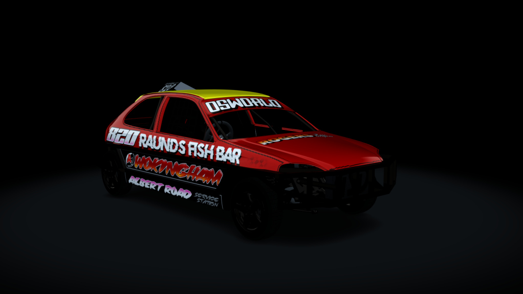 ACSO 1300 Stockcar Civic EK, skin ACSO_820_yellow