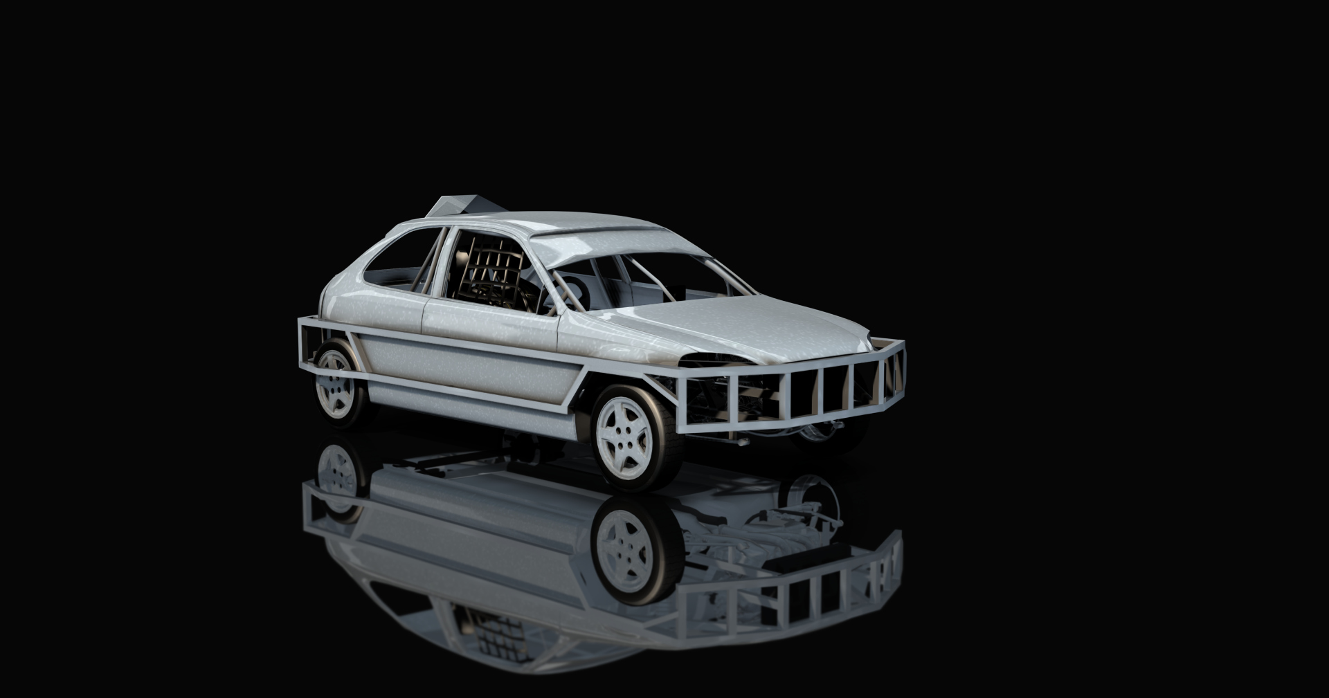 ACSO 1300 Stockcar Civic EK, skin white