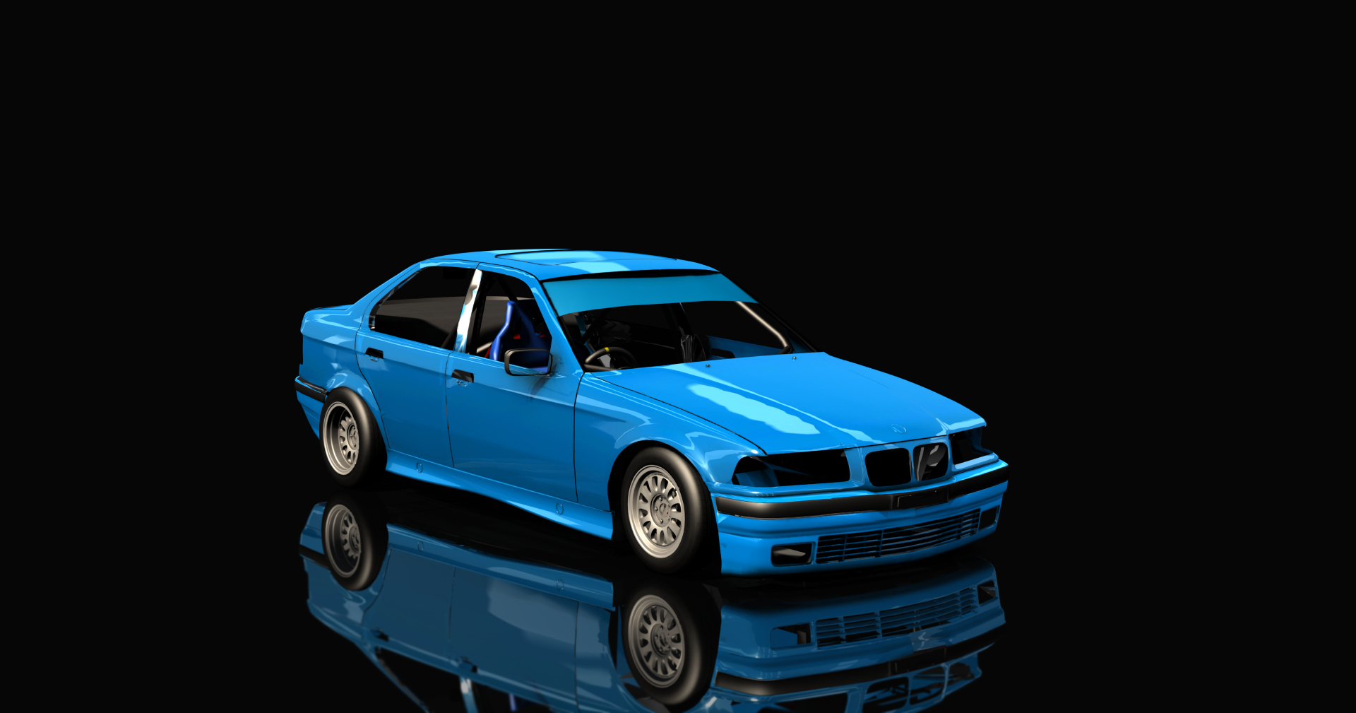 ACSO BMW E36 Lightning Rod, skin blue