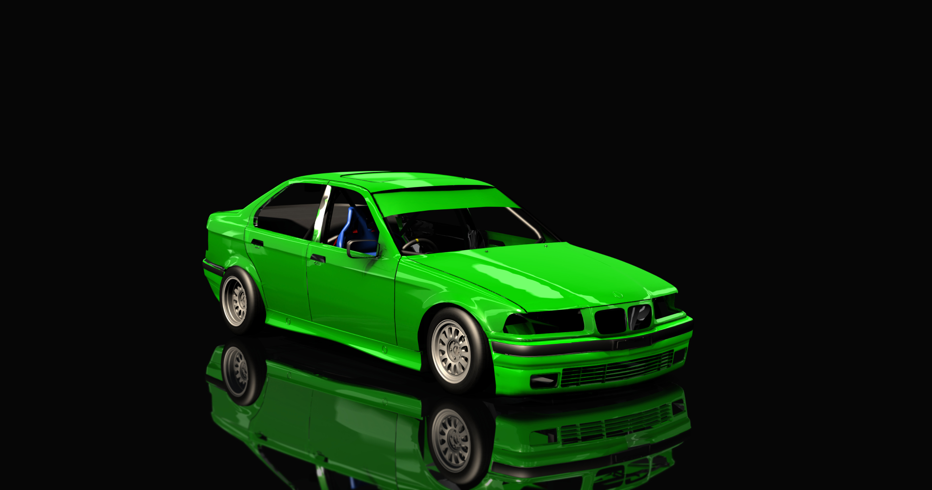 ACSO BMW E36 Lightning Rod, skin green