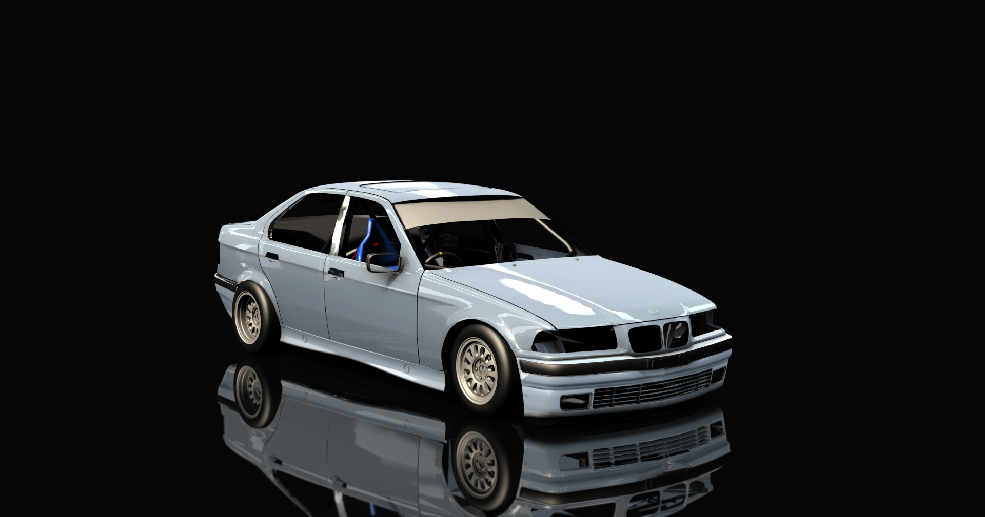 ACSO BMW E36 Lightning Rod, skin white