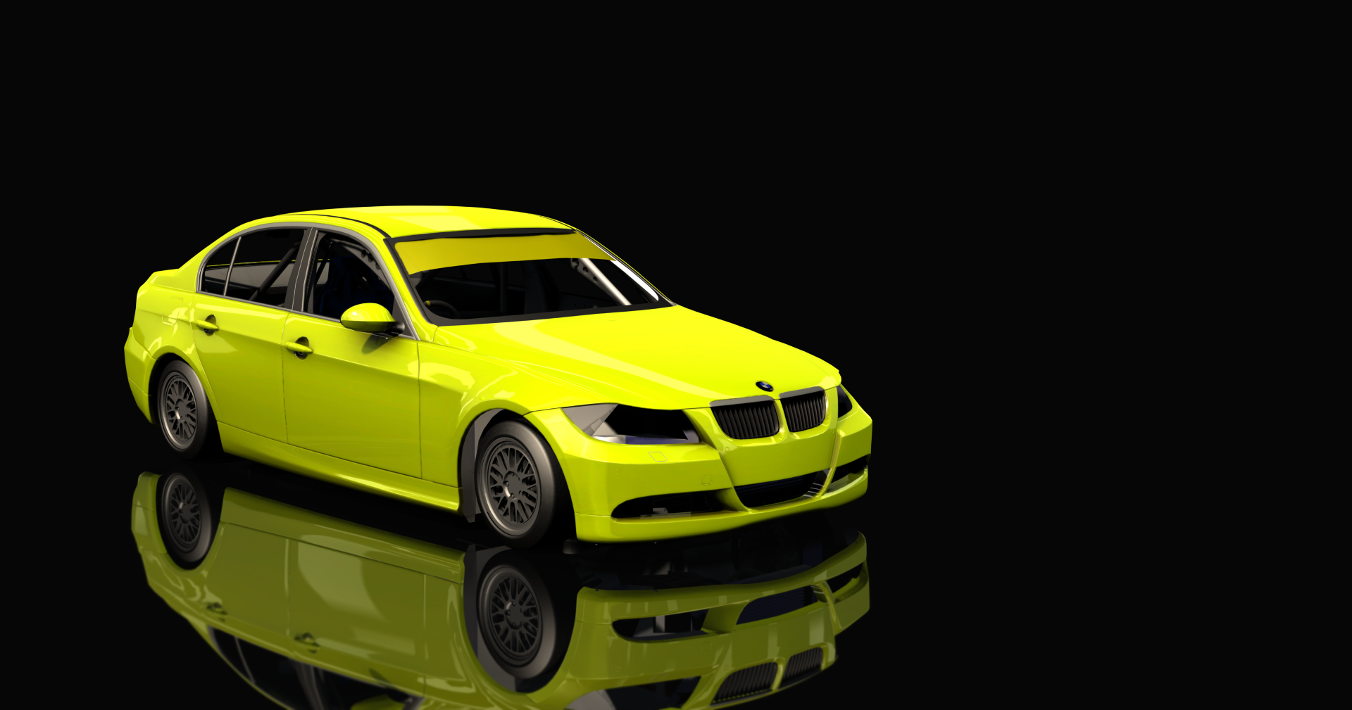 ACSO BMW E90 Lightning Rod, skin yellow