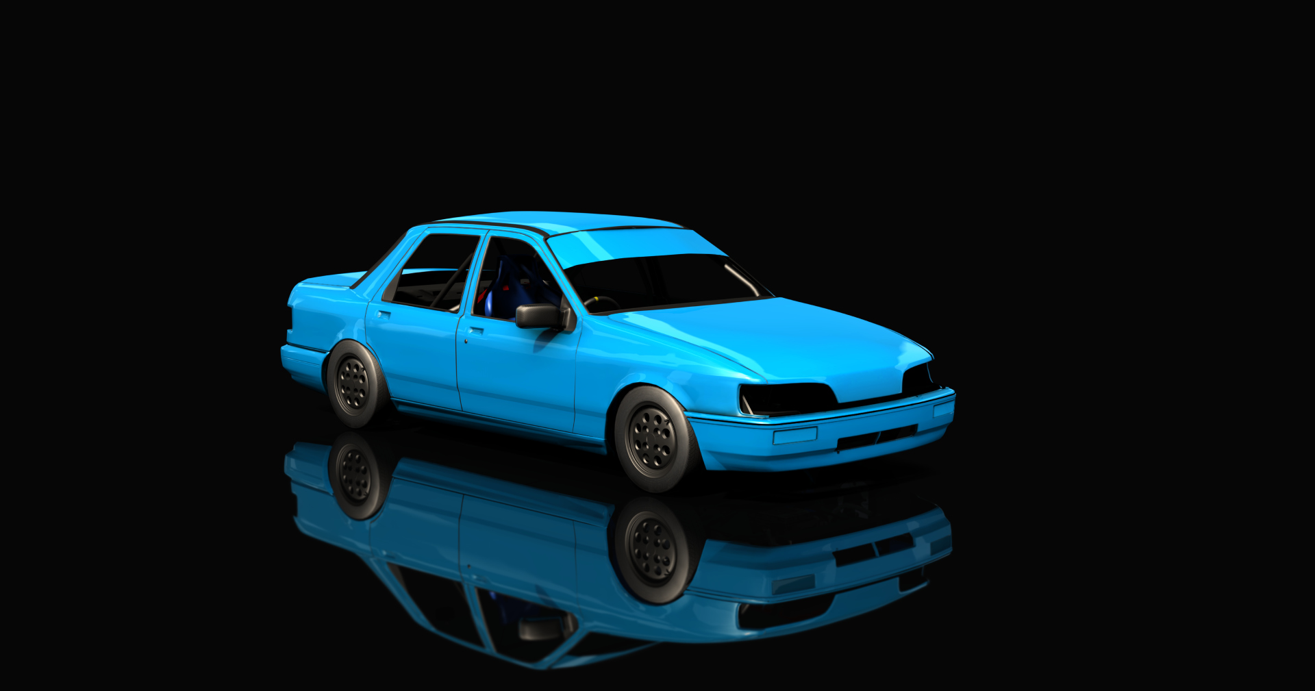 ACSO Ford Sierra Lightning rod, skin blue