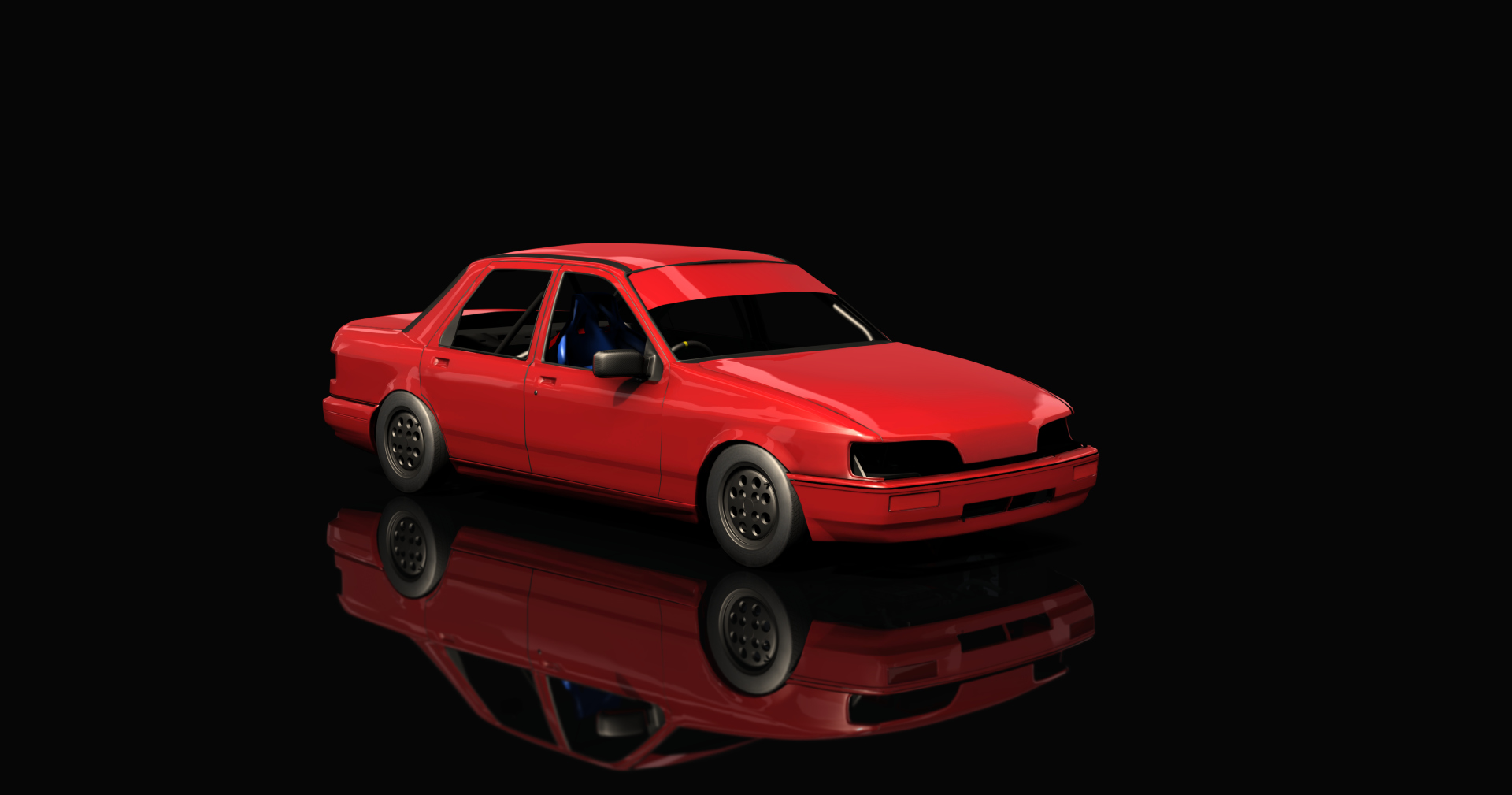 ACSO Ford Sierra Lightning rod, skin red