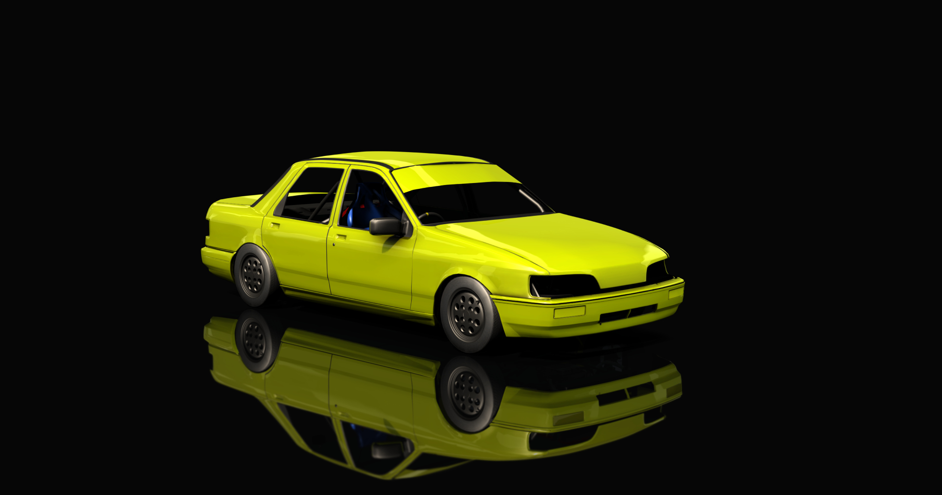 ACSO Ford Sierra Lightning rod, skin yellow