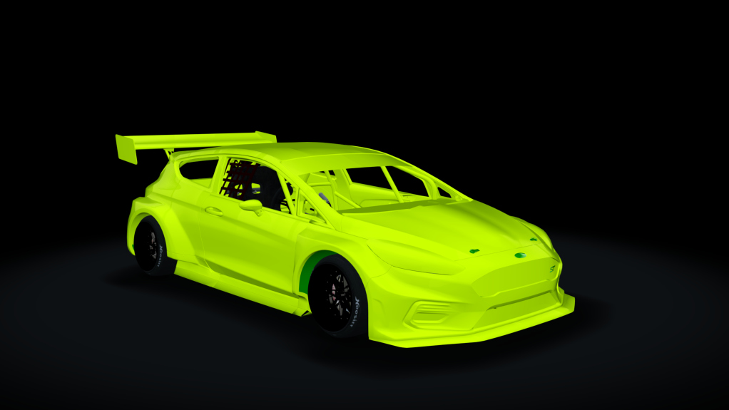 ACSO Hotrod Ford Fiesta R, skin green