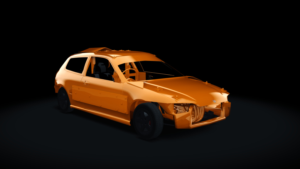 Acso Rookie Honda Civic EG, skin Orange