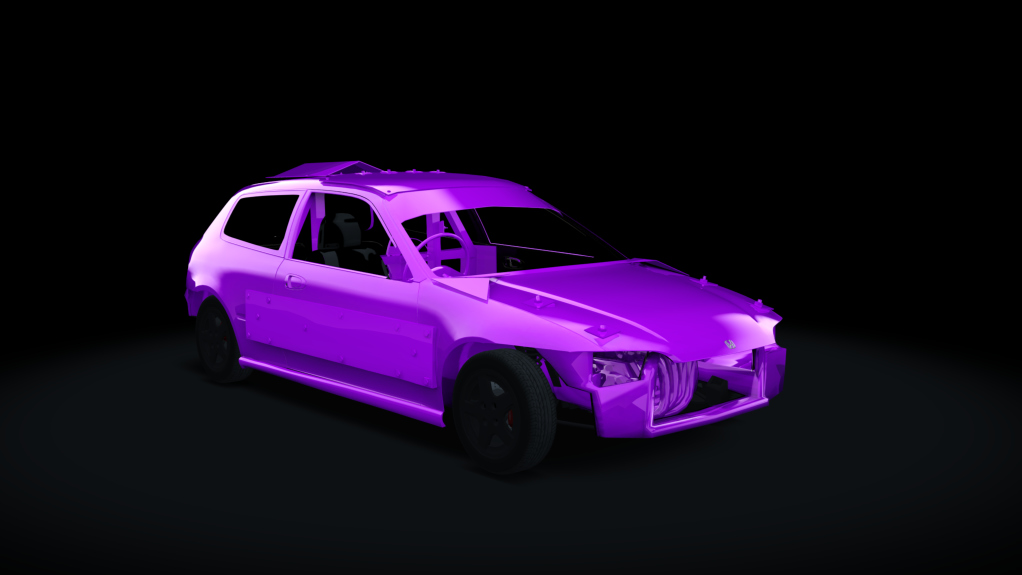 Acso Rookie Honda Civic EG, skin Purple