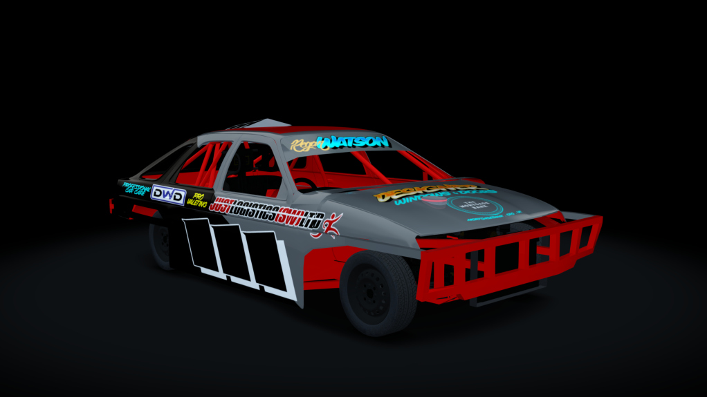 ACSO Saloon Stockcar 5dr Sierra, skin 111 - red