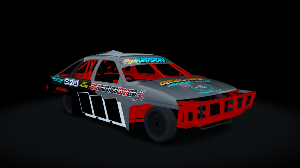 ACSO Saloon Stockcar 5dr Sierra, skin 111 - white