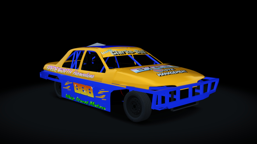 ACSO Saloon Stockcar Sapphire, skin 888 - blue