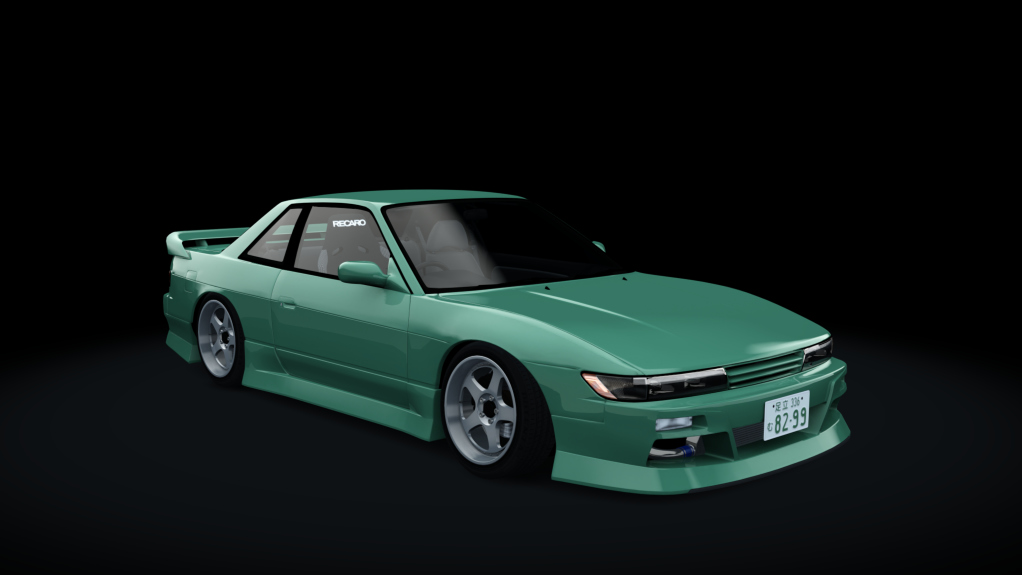 Nissan Silvia S13 WDT Street, skin green