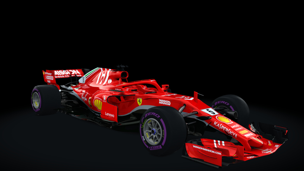 Ferrari SF71H, skin 5_Vettel_MW